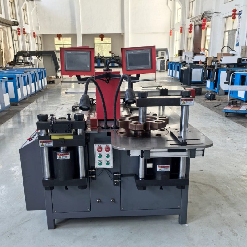 Difference between CNC copper busbar  machine and servo copper busbar machining machine